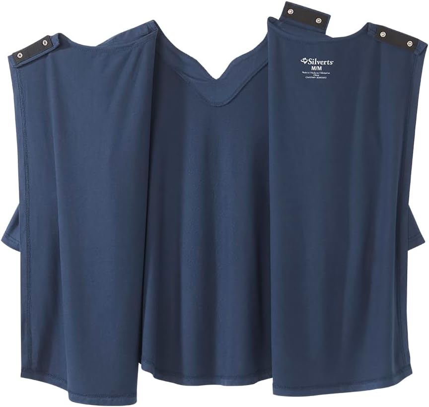 Silverts Women's Open Back Vneck Embellished Top - Adaptive Clothes for Elderly Seniors - Wheelchair Surgery Recovery Shirt - Image 3