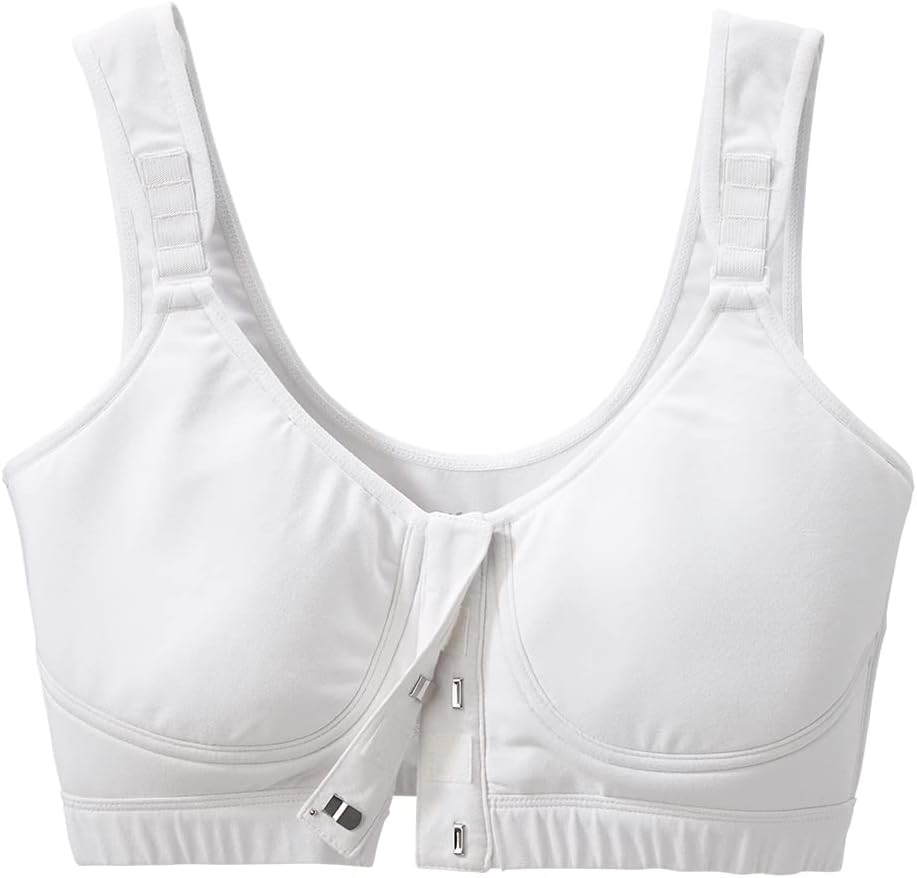 Silverts Front Closure Bra - Comfortable Adaptive Front Hook Bra for Elderly - Wide Straps, Underwire & Padding Free - Image 2