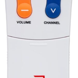 Big Button Universal TV Remote for Seniors, Dementia - Works Both a TV Only or TV & Cable (STB) Set Up - Favorites, IR Devices Spectrum, Xfinity, Samsung, LG, Vizio, [Does not Work Streaming]