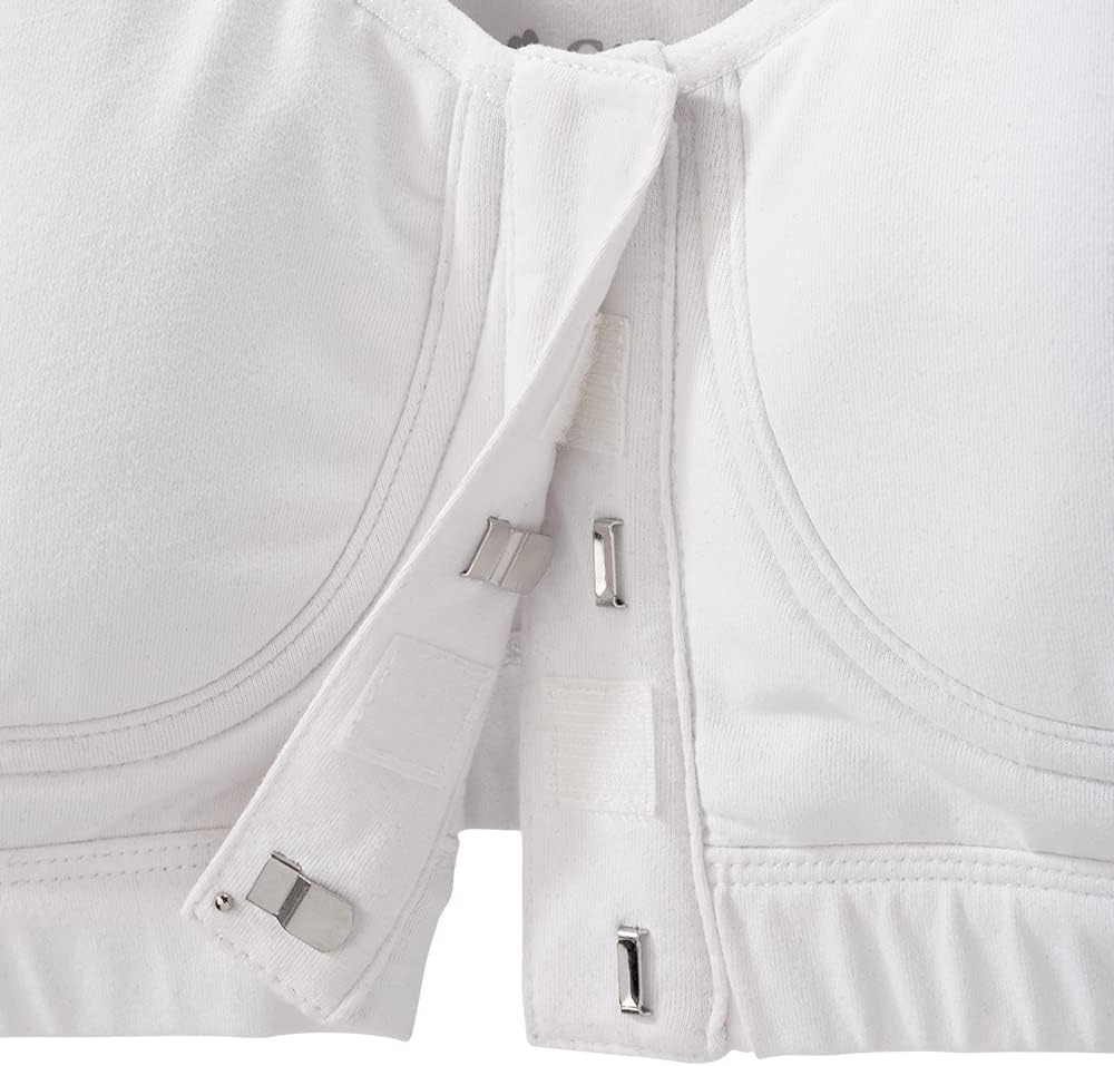 Silverts Front Closure Bra - Comfortable Adaptive Front Hook Bra for Elderly - Wide Straps, Underwire & Padding Free - Image 3