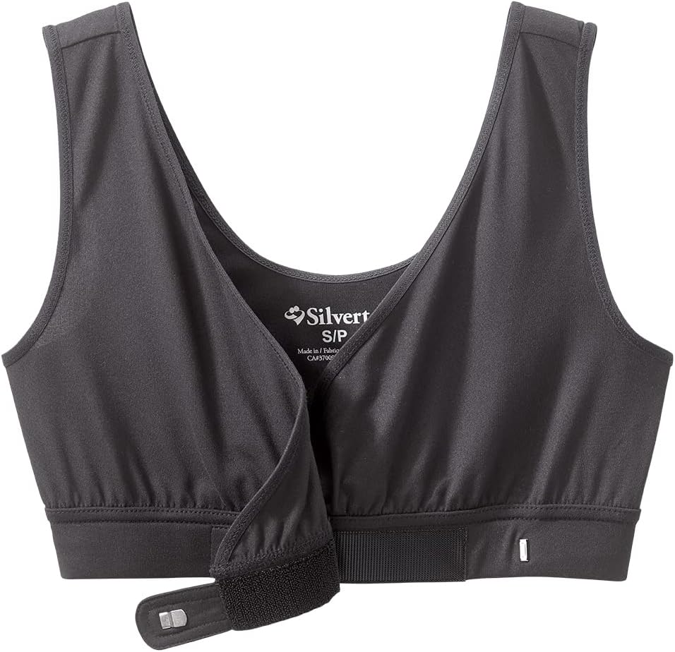 Silverts Front Closure Bra - Comfortable Adaptive Front Clasp Bra for Elderly - Wide Straps, Underwire & Padding Free - Image 2