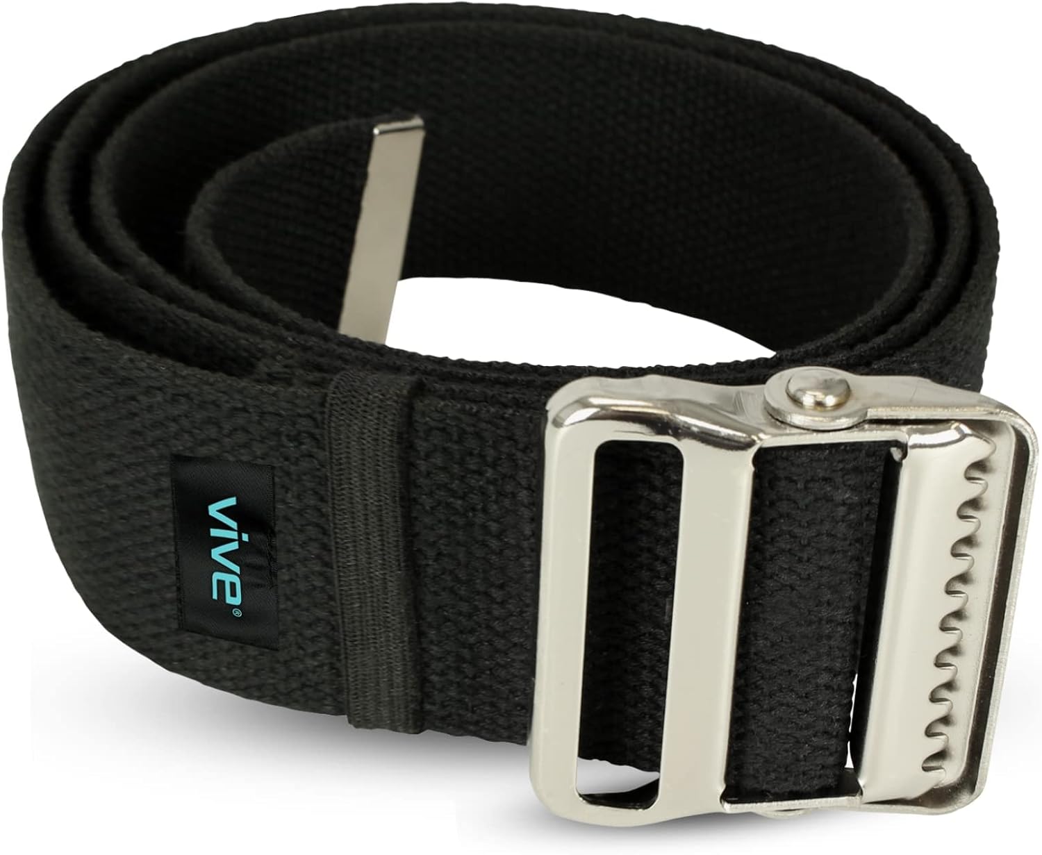 Vive Gait Belt (60 Inch) - Transfer Assist Device for Caregiver, Nurse, Therapist, Seniors, Elderly, Bariatric, Occupational and Physical Therapy - Medical Nursing Safety - Walking & Standing Aid
