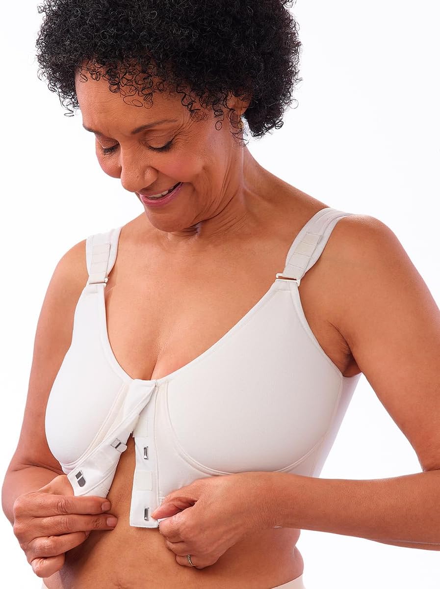 Silverts Front Closure Bra - Comfortable Adaptive Front Hook Bra for Elderly - Wide Straps, Underwire & Padding Free - Image 5