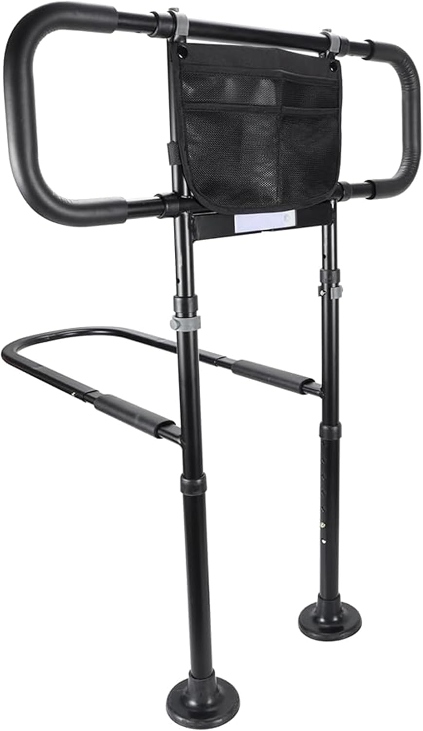 Bed Rails for Elderly Adults Safety: Adjustable Heights Bed Cane with Storage Pocket, Non-Slip Handle, Motion Sensor Light, Bedrails for Elderly Adults Grab Bar Bed Handrails, Can Withstand 400LB - Image 6