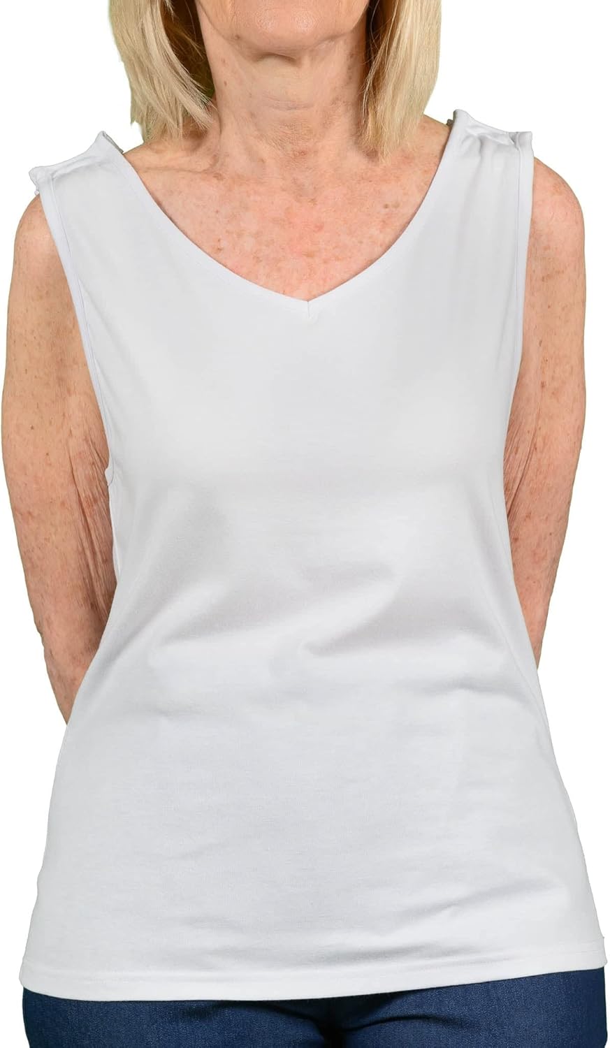 Ovidis Adaptive Camisole Open Back Clothes Senior Elderly Women - Cami