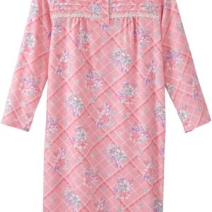 Silverts Open-Back Hospital Gowns for Women – Comfortable, Dignified, Easy Dressing for Seniors & Patients - 100% Cotton