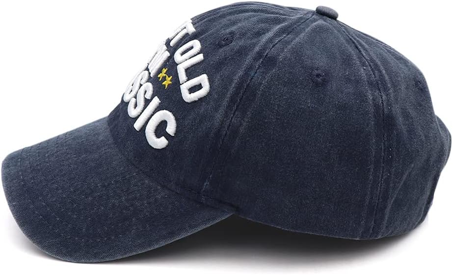 Funny Retirement or Birthday Gifts Hats for Men Women,I'm Not Old Classic Baseball Cap Gag Gifts for Dad Grandpa Old Man - Image 5