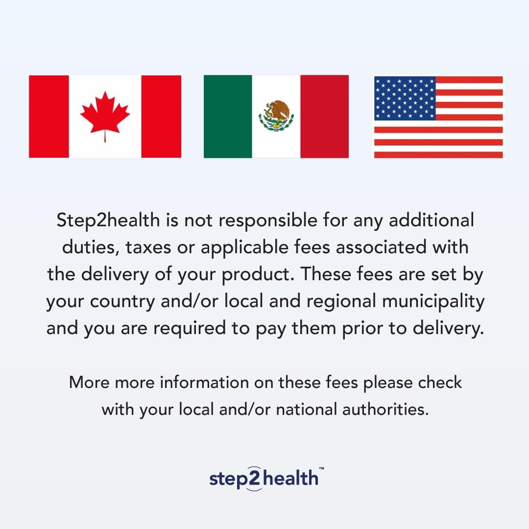 Step2Bed Bed Rails For Elderly with Adjustable Height Bed Step Stool & LED Light for Fall Prevention - Portable Medical Step Stool comes with Handicap Grab Bars making it easy to get in and out of bed - Image 8