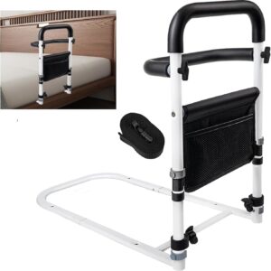 Bed Rails for Elderly Adults Safety, Bed Rail Elderly Bed Assist Rail for Seniors Helps Getting in and Out of Bed Much Easier