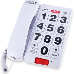Future Call FC-8888 Big Button Phone for Seniors | Large Button Phones for Seniors | Phone for Visually Impaired and Telephones for Hearing Impaired | 40db Handset | Best Landline Phones for Seniors