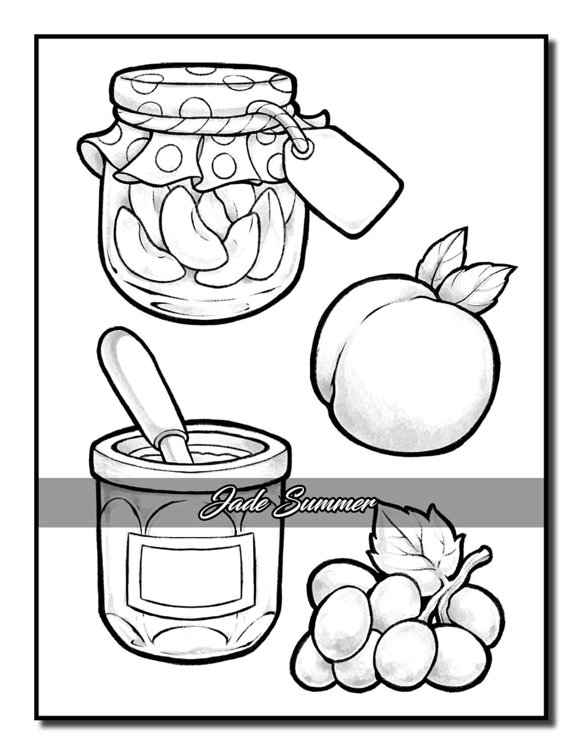 Easy Coloring Book: Large Print Designs for Adults and Seniors with 50 Simple Images of Animals, Flowers, Food, Objects, and More! (Easy Coloring Books) - Image 25