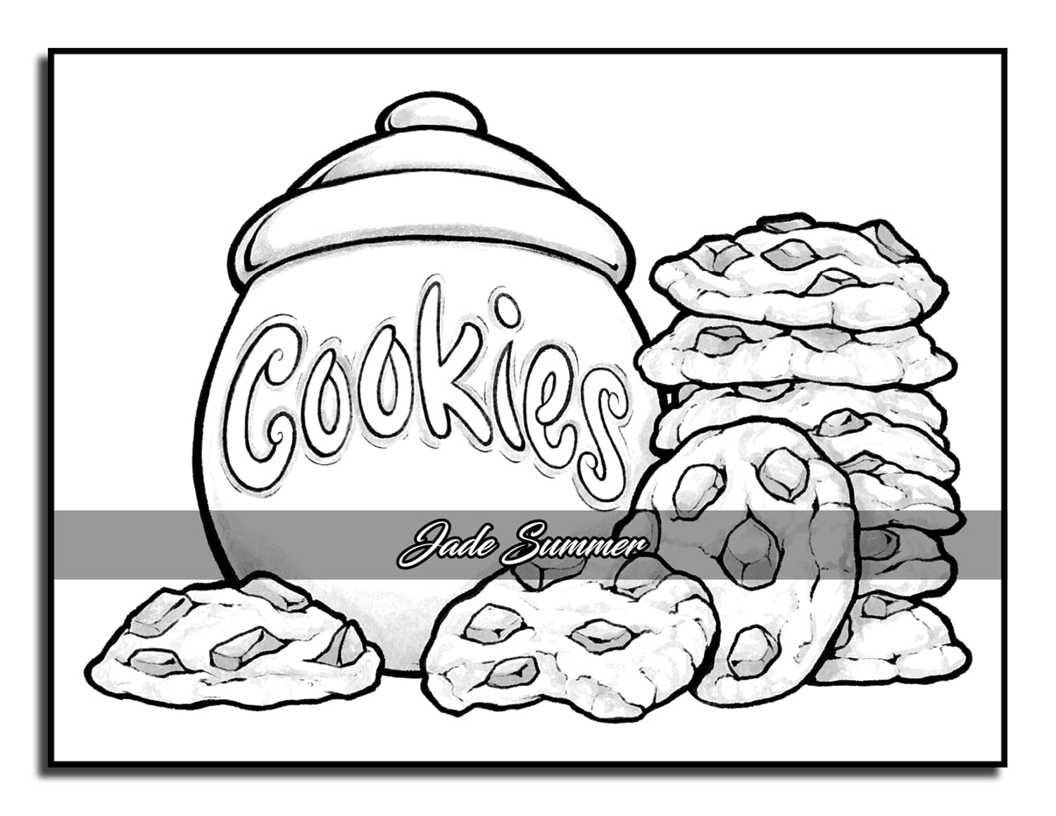 Easy Coloring Book: Large Print Designs for Adults and Seniors with 50 Simple Images of Animals, Flowers, Food, Objects, and More! (Easy Coloring Books) - Image 44