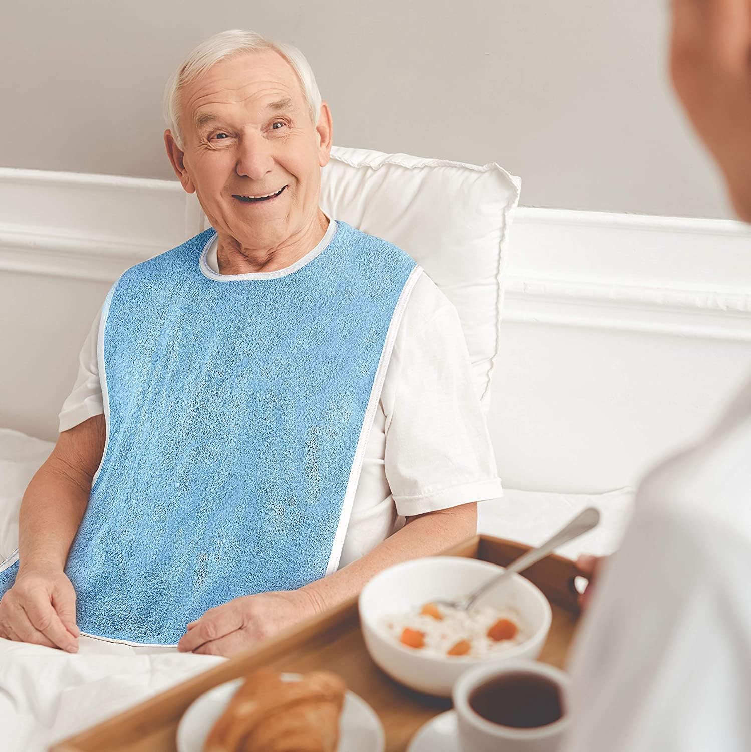 Avalon Adult Bibs For Women & Man Adult bibs for Elderly Eating, Bibs for Adults Senior Citizens, Clothing Protectors - Image 3