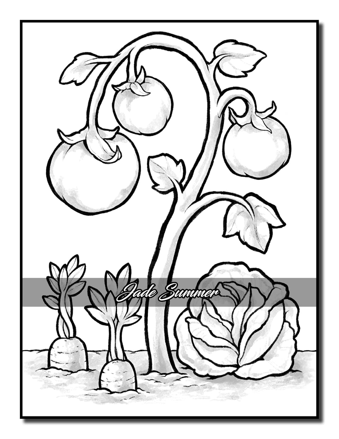 Easy Coloring Book: Large Print Designs for Adults and Seniors with 50 Simple Images of Animals, Flowers, Food, Objects, and More! (Easy Coloring Books) - Image 20
