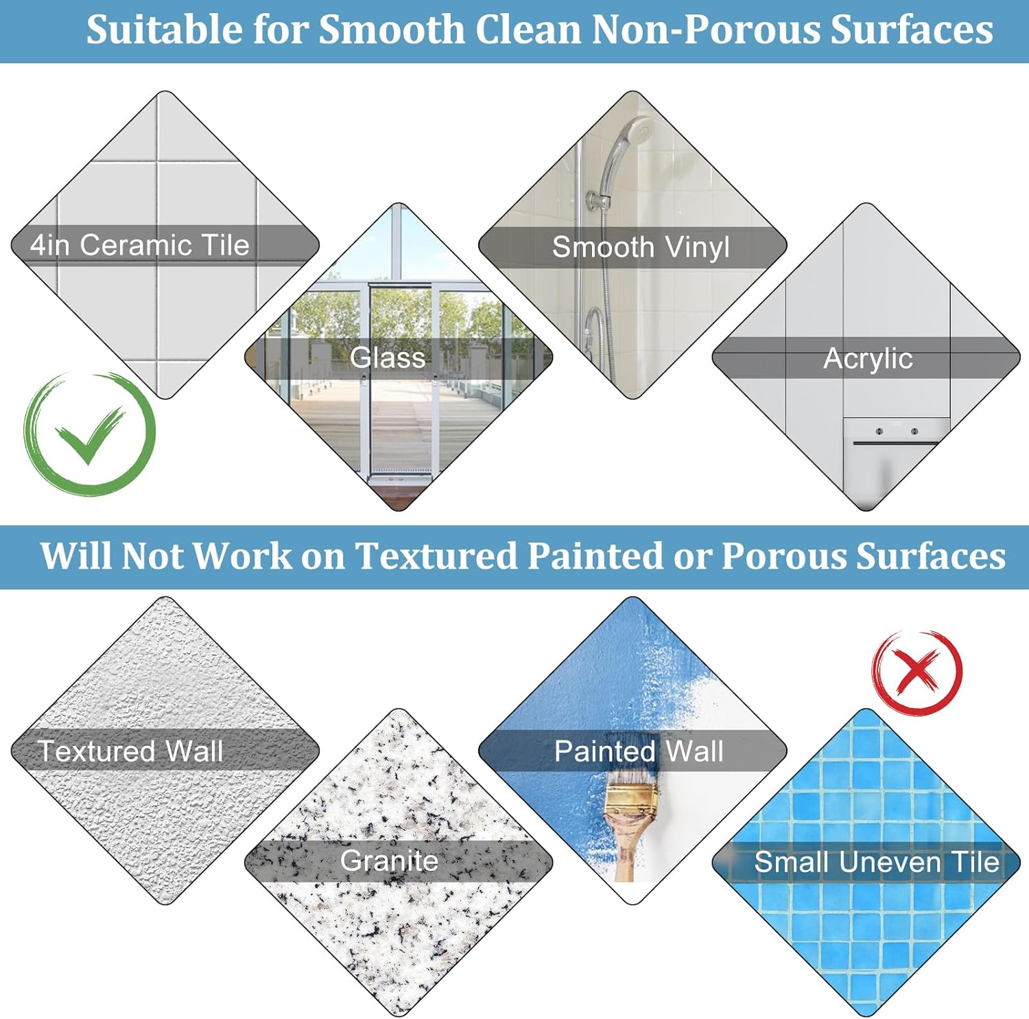 Shower Handle 1 Pack Grab Bars for Bathtubs & Showers, 12 inch Grab Bars for Bathroom with Strong Hold Suction Cup, Balance Bar Safety Hand Rail for Injury, Senior, Elderly Grey - Image 6