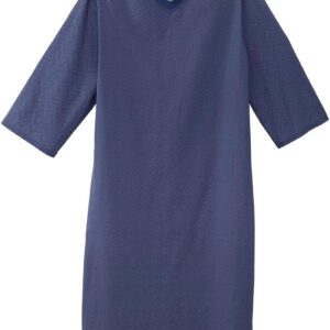 Silverts Mens Adaptive Nightgown - Open Back Cotton Hospital Sleepwear for Elderly - Nightshirt Top for Disabled Seniors