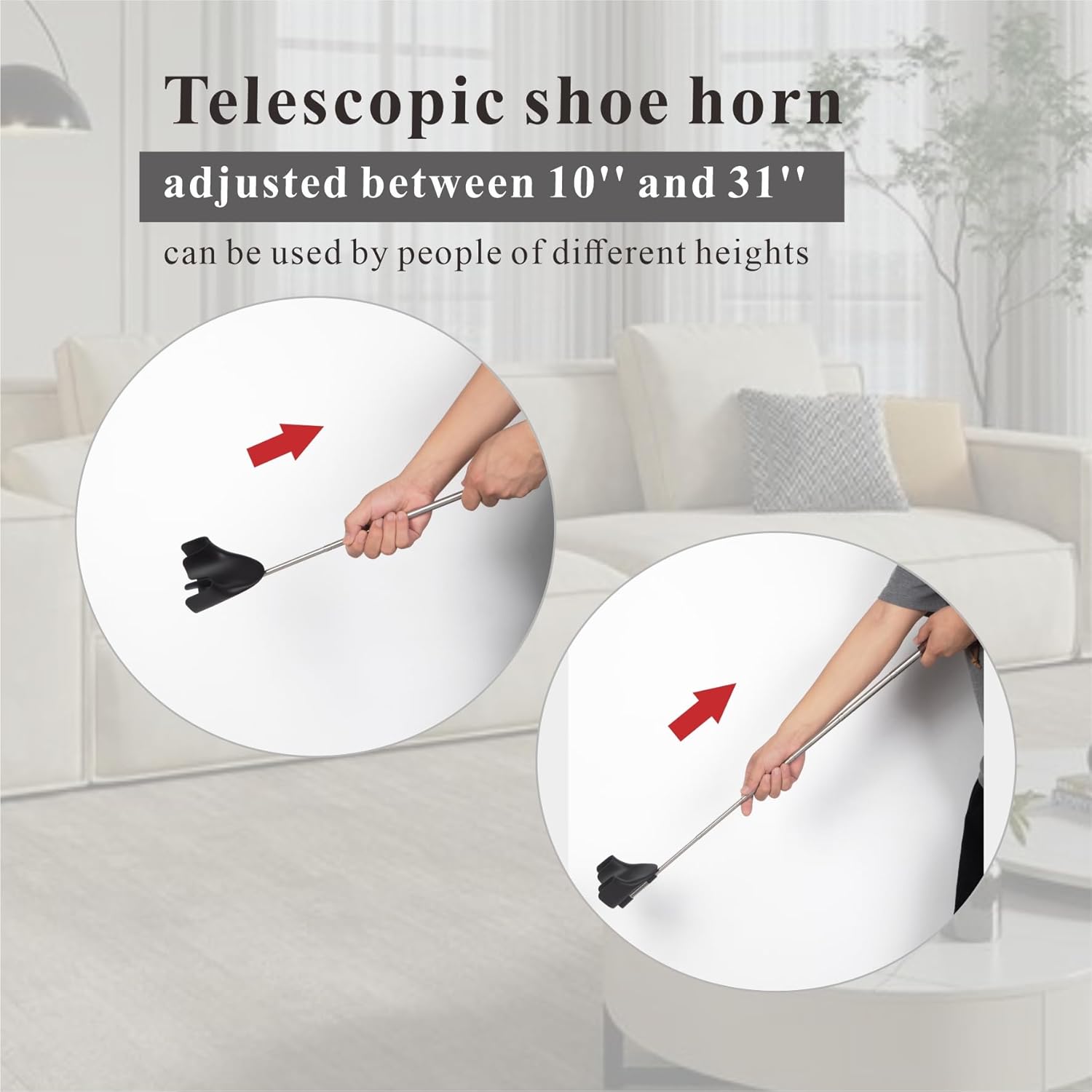 Shoe Horn Long Handle for Seniors-10-31 Telescopic Shoehorns For Men Pregnant Woman Gifts Elderly Dad - Image 8