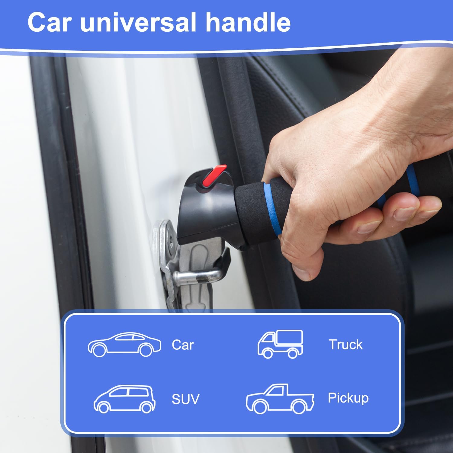 3 in 1 Car Door Handle for Elderly Car Handle Assist Support Handle Multifunction Handle Car Door Latch Handle for Seniors and Handicapped - Image 7