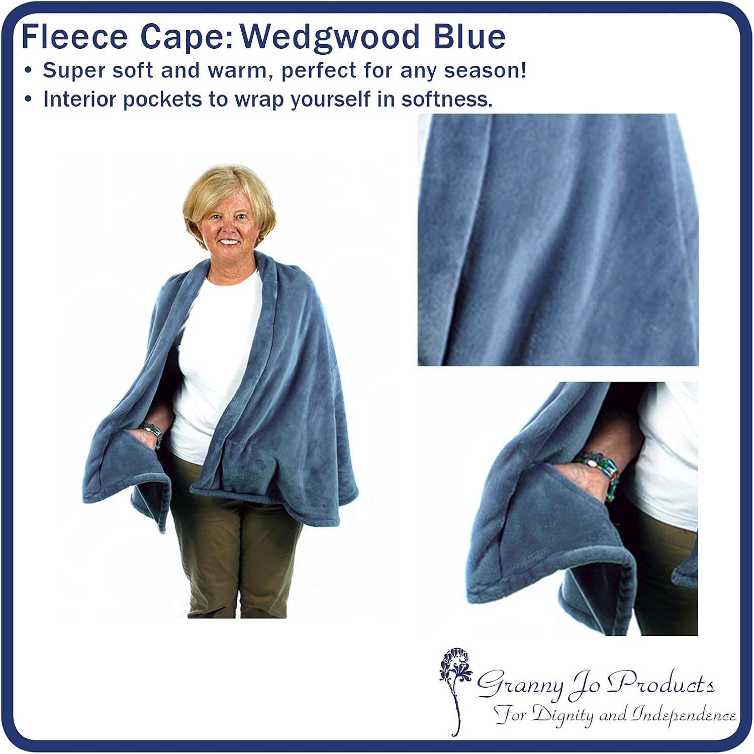 Granny Jo Products Fleece Cape - Image 5