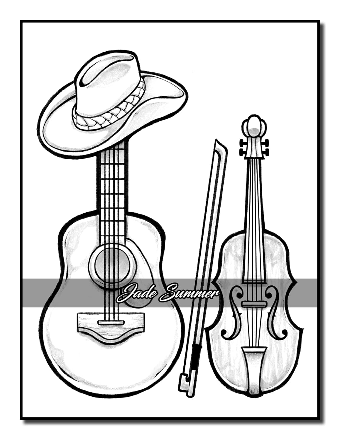 Easy Coloring Book: Large Print Designs for Adults and Seniors with 50 Simple Images of Animals, Flowers, Food, Objects, and More! (Easy Coloring Books) - Image 22