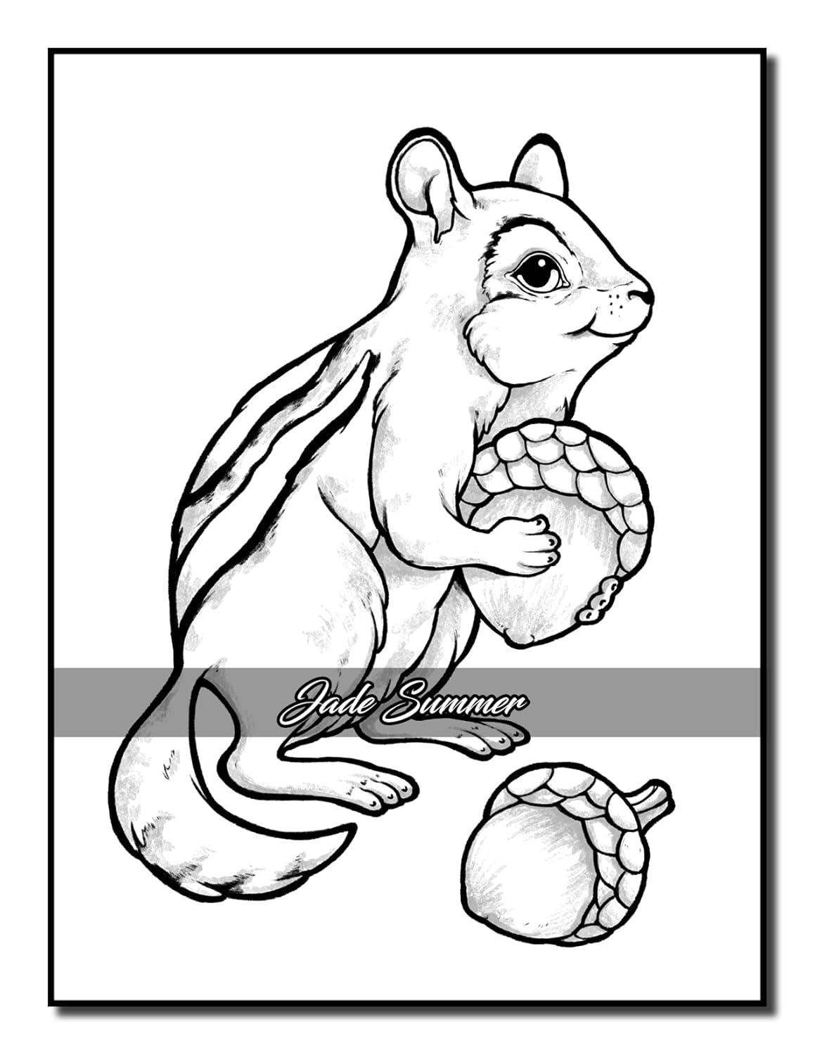 Easy Coloring Book: Large Print Designs for Adults and Seniors with 50 Simple Images of Animals, Flowers, Food, Objects, and More! (Easy Coloring Books) - Image 24