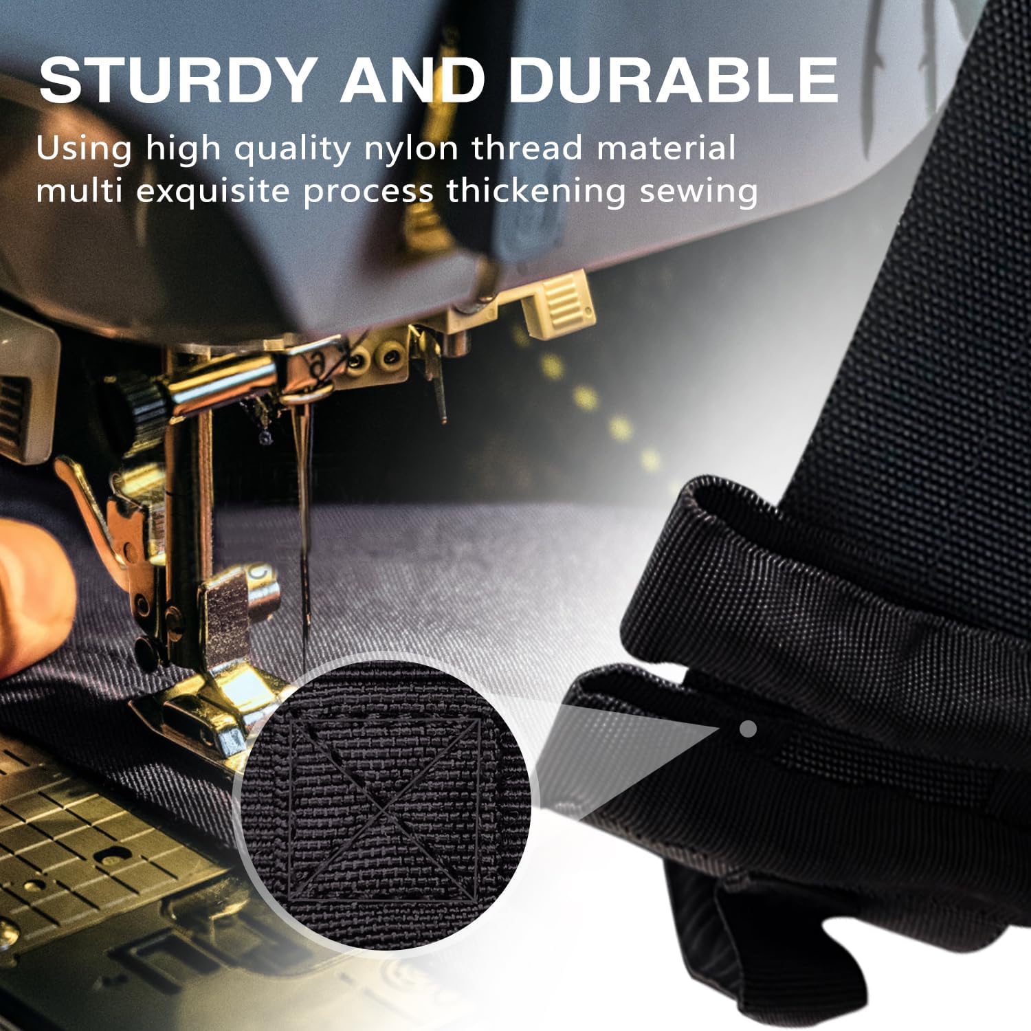 Gait Belt Transfer Belt for Seniors with 6 Handles, Standing Assist Aid for Elderly, Handicap, Occupational & Physical Therapy Caregiver Nurse Therapist, Walking & Standing Lift Belt Holds up 500 LBS - Image 2