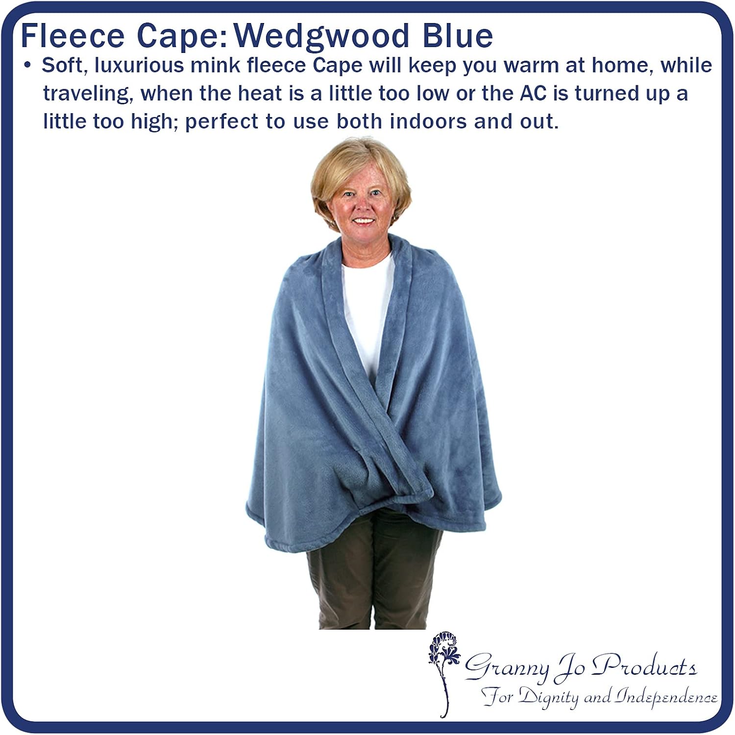 Granny Jo Products Fleece Cape - Image 3