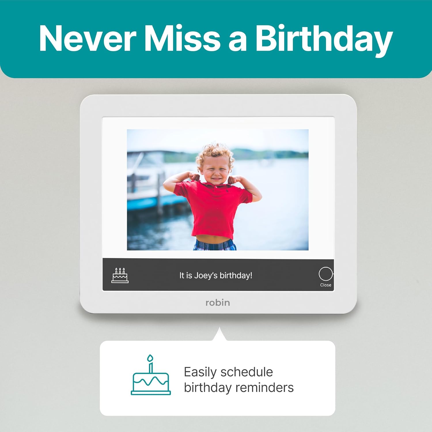 Robin Clock 2024 with Day and Date for Elderly, Clocks for Seniors, Dementia Clock, Digital Calendar Clock Elderly, Bedside Clocks Seniors, Alzheimers Products, Dementia Clocks Extra Large, Brown Wood - Image 3