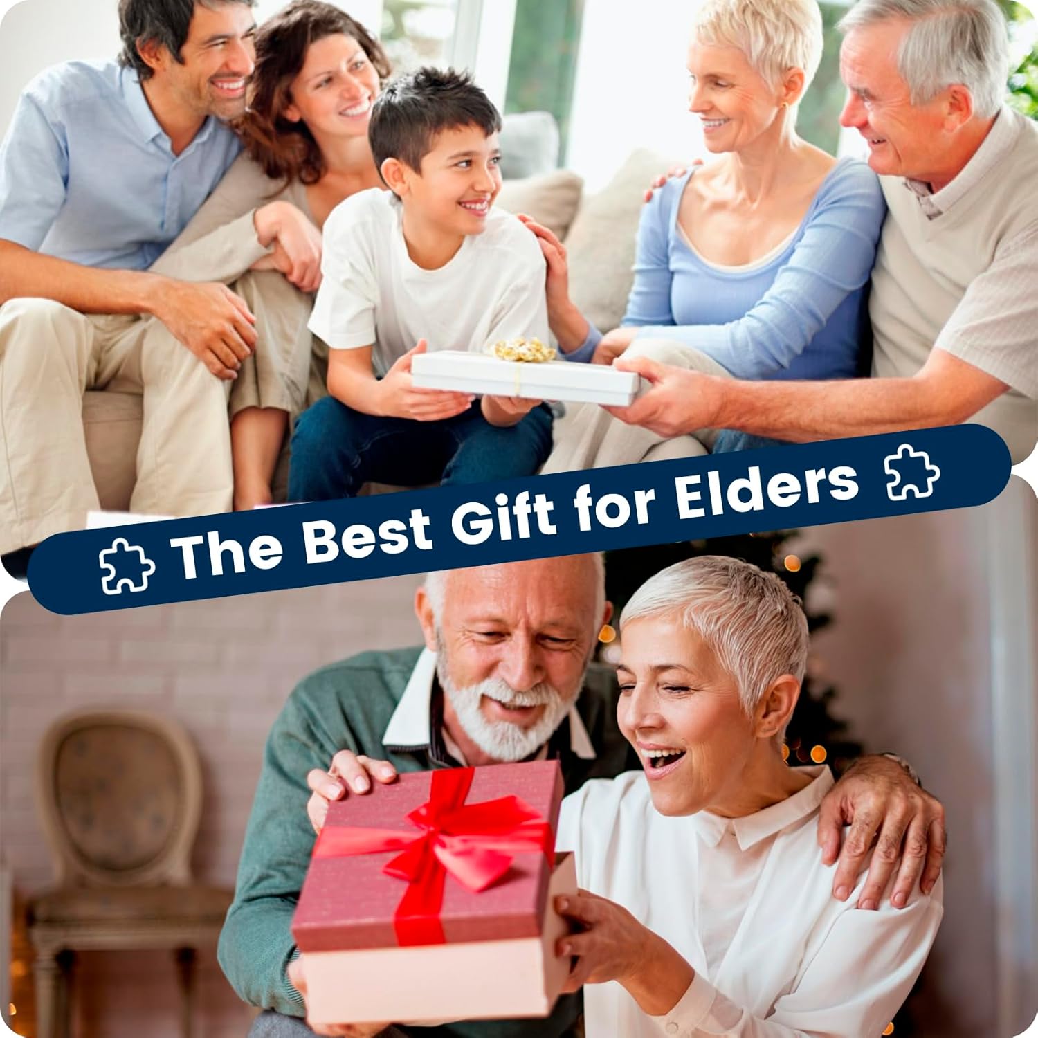 3 Pack 48 Large Piece Puzzle for Seniors Puzzles Dementia Alzheimer's Products and Activities for Elderly Large Piece Puzzles Alzheimer's Easy Puzzles Gift Memory Games for Patients, 3 Storage Bag - Image 7