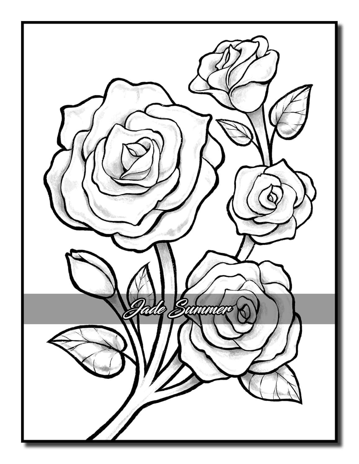Easy Coloring Book: Large Print Designs for Adults and Seniors with 50 Simple Images of Animals, Flowers, Food, Objects, and More! (Easy Coloring Books) - Image 8