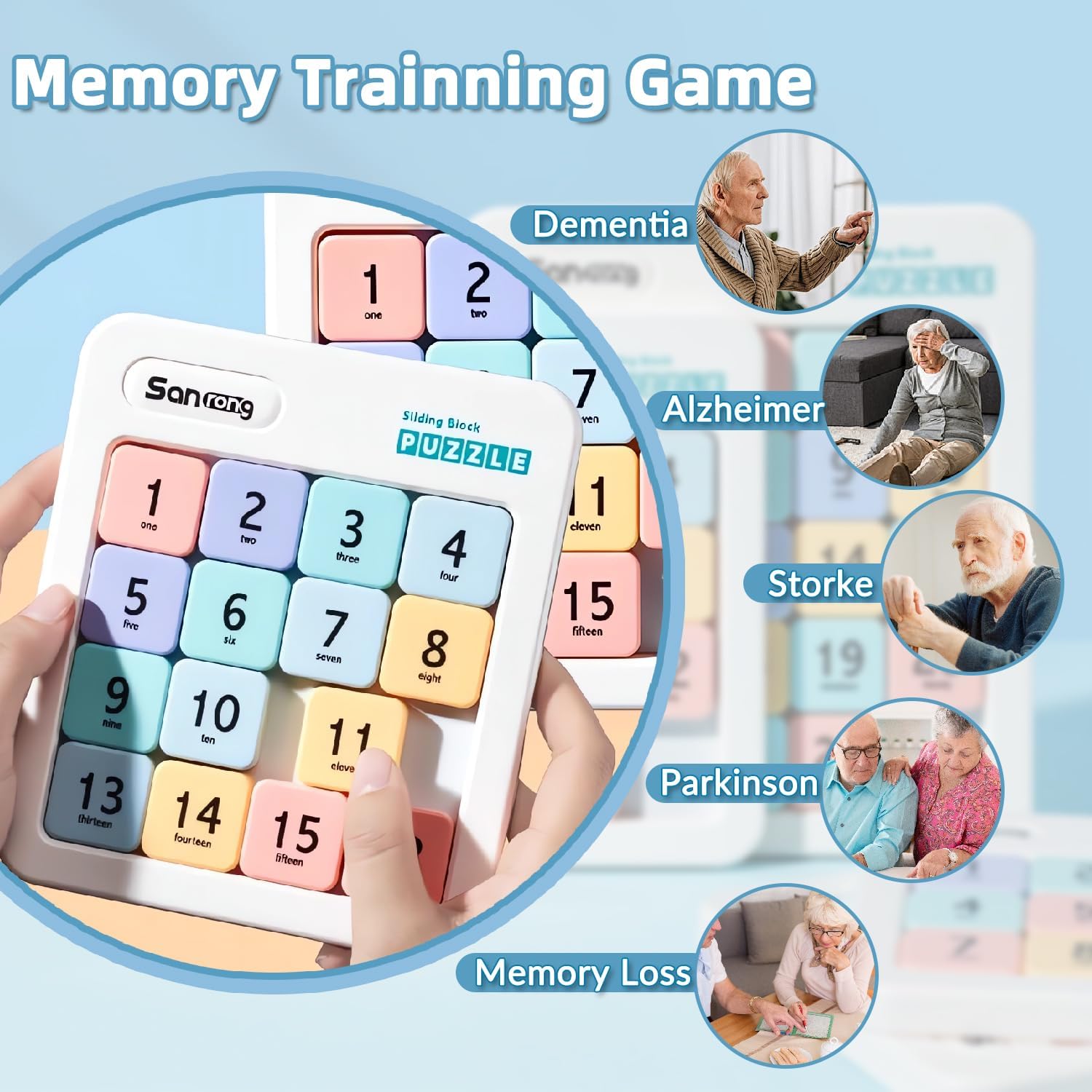 SEPTCITY Dementia Activities for Seniors, Memory Games Products for Alzheimer or Parkinson Elderly - Image 2