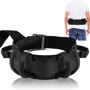 Gait Belt Transfer Belt for Seniors with 6 Handles, Standing Assist Aid for Elderly, Handicap, Occupational & Physical Therapy Caregiver Nurse Therapist, Walking & Standing Lift Belt Holds up 500 LBS