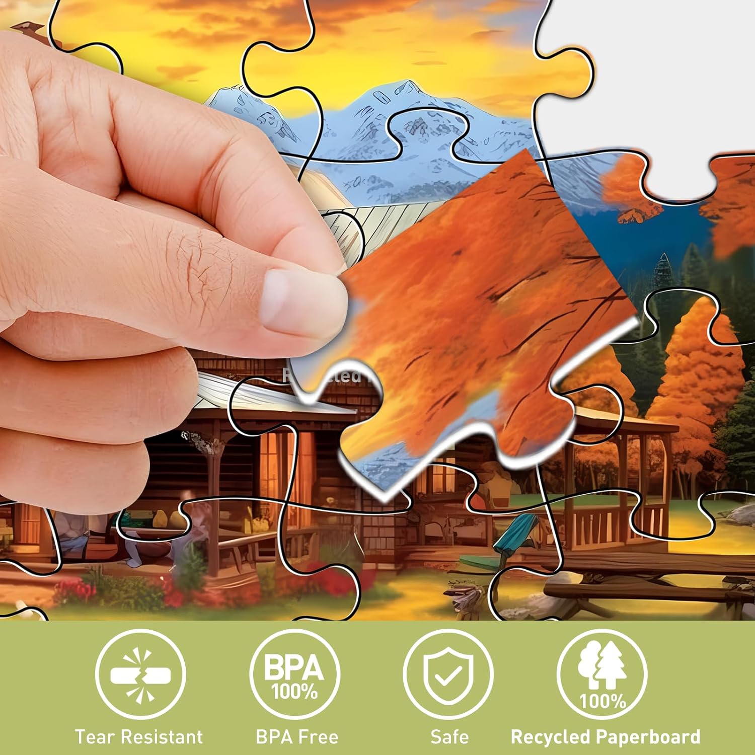 6 Pack 36 Large Piece Puzzles for Seniors Puzzle Dementia Alzheimer's Products Activities for Elderly Adults Easy Jigsaw Puzzle Alzheimer's Gift for Patients in Nursing Home with 6 Storage Bags - Image 3