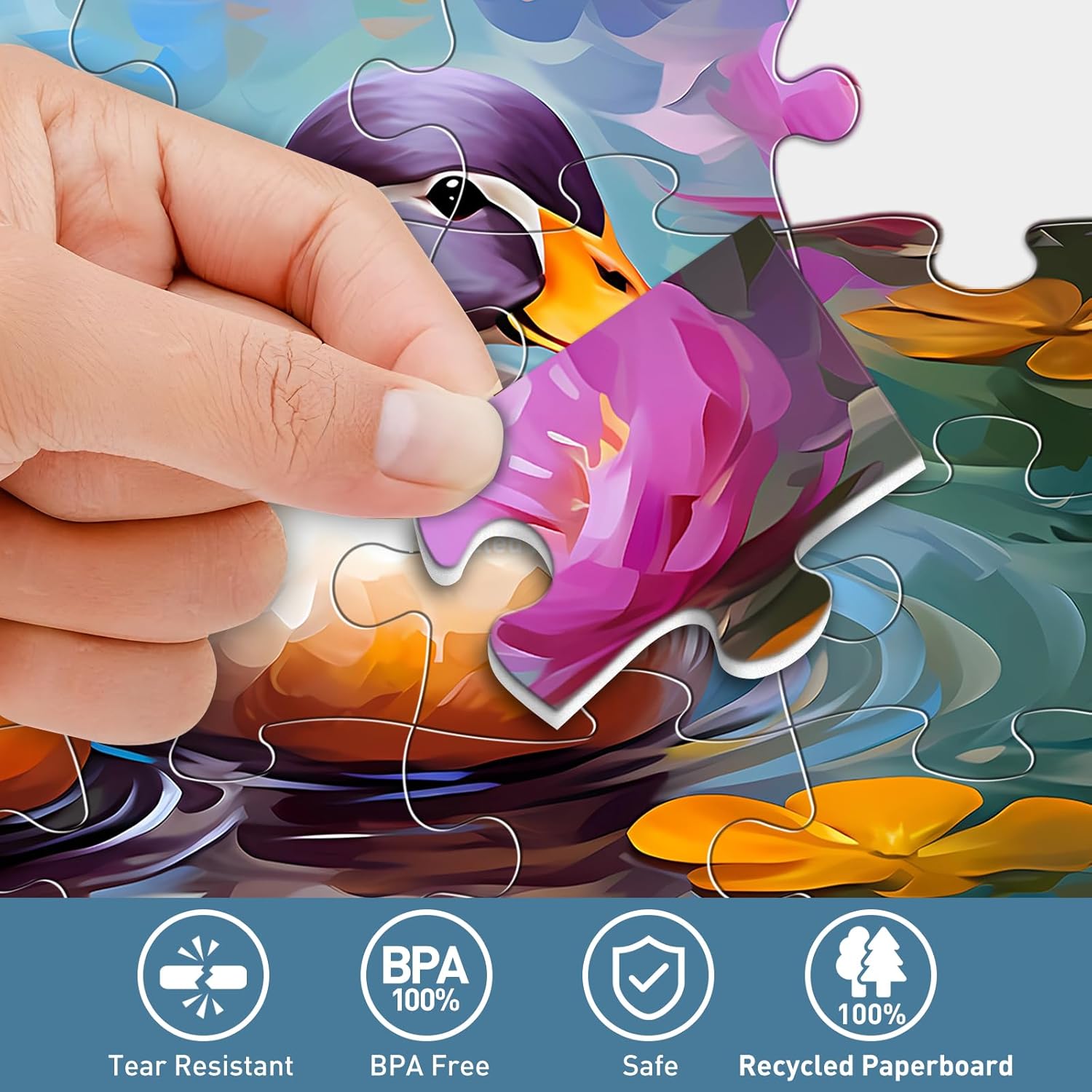 6 Pack 36 Piece Large Jigsaw Puzzle for Seniors Puzzles Dementia Alzheimer's Products and Activities for Elderly Adults Alzheimer's Puzzles Easy Memory Games Gift for Seniors Patients in Nursing Home - Image 3