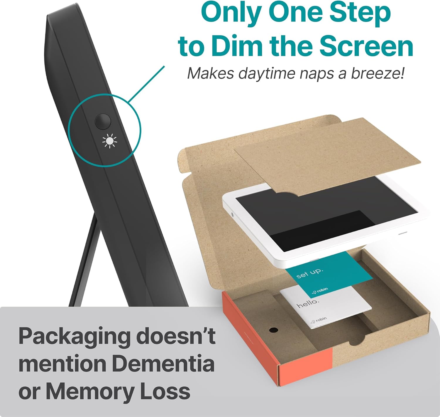 Robin Clock 2024 with Day and Date for Elderly, Clocks for Seniors, Dementia Clock, Digital Calendar Clock Elderly, Bedside Clocks Seniors, Alzheimers Products, Dementia Clocks Extra Large, Brown Wood - Image 7