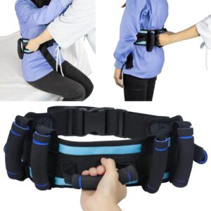 Gait Belts for Seniors, Gait Belt with Handles, Gate Belts Medical for Elderly, Transfer Belt for Elderly and Disabled, Lift Belt for Elderly Adults, Safety Medical Belt for Physical Therapy Handicap