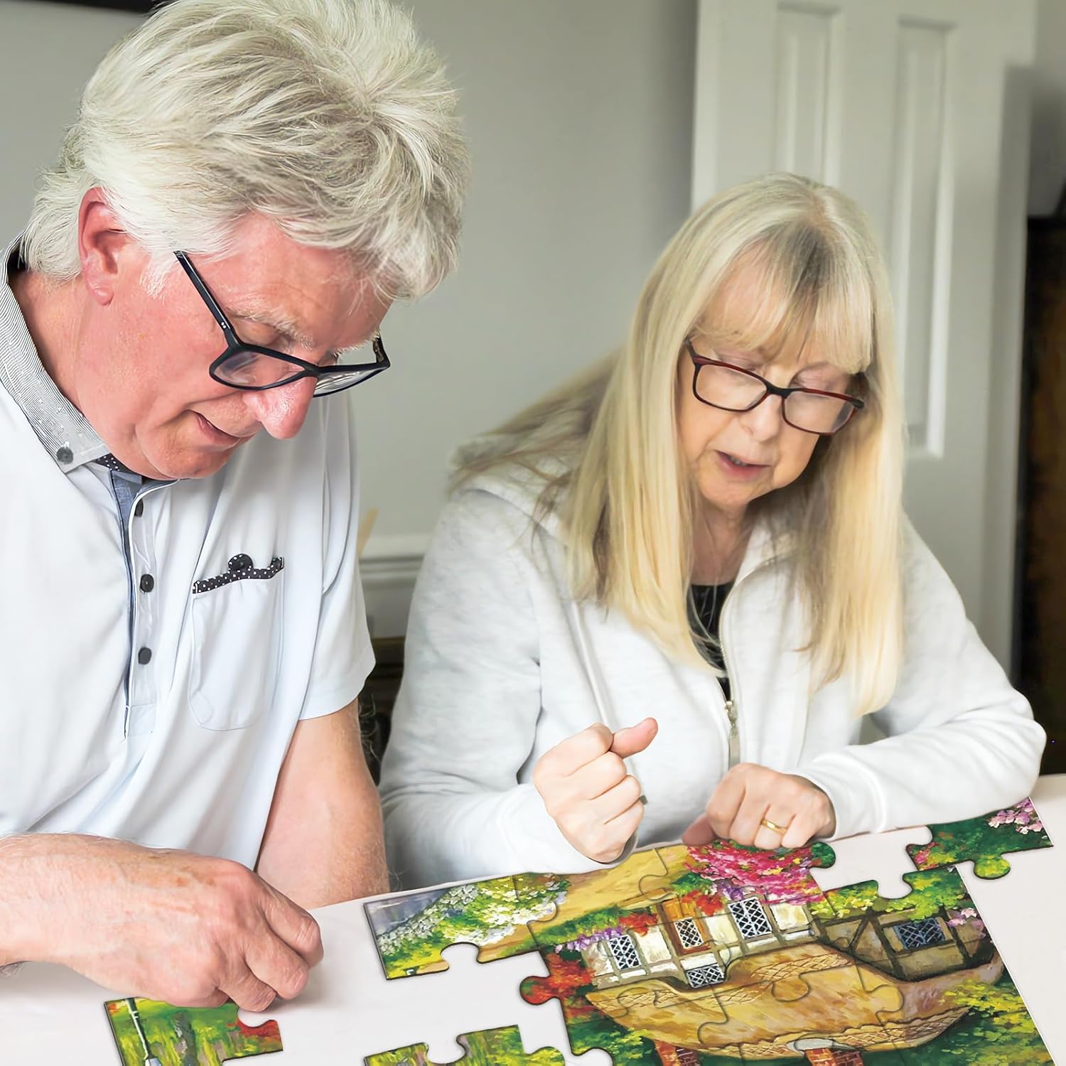 6 Packs Large Jigsaw Puzzles for Seniors Elderly 9&16 Piece, Dementia Activities for Senior & Alzheimers Activities Product Cognitive Memory Game 12.5X9.4inch - Image 6