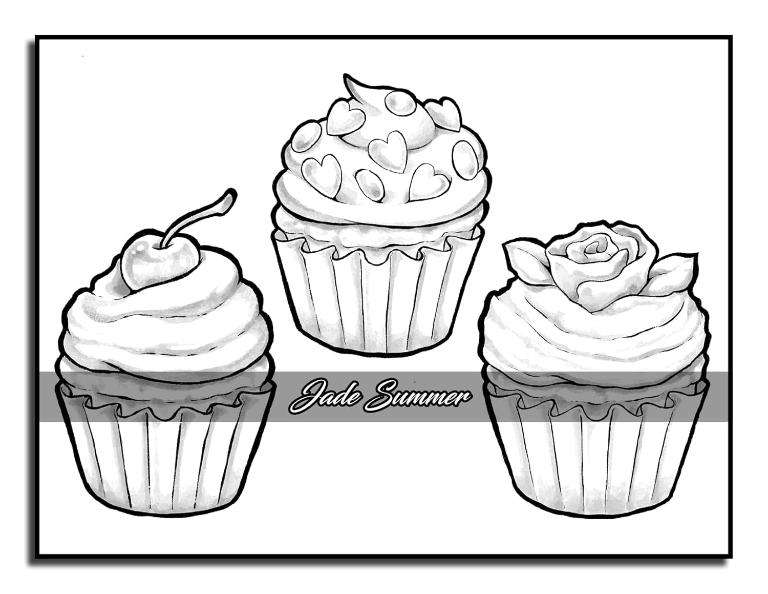 Easy Coloring Book: Large Print Designs for Adults and Seniors with 50 Simple Images of Animals, Flowers, Food, Objects, and More! (Easy Coloring Books) - Image 52