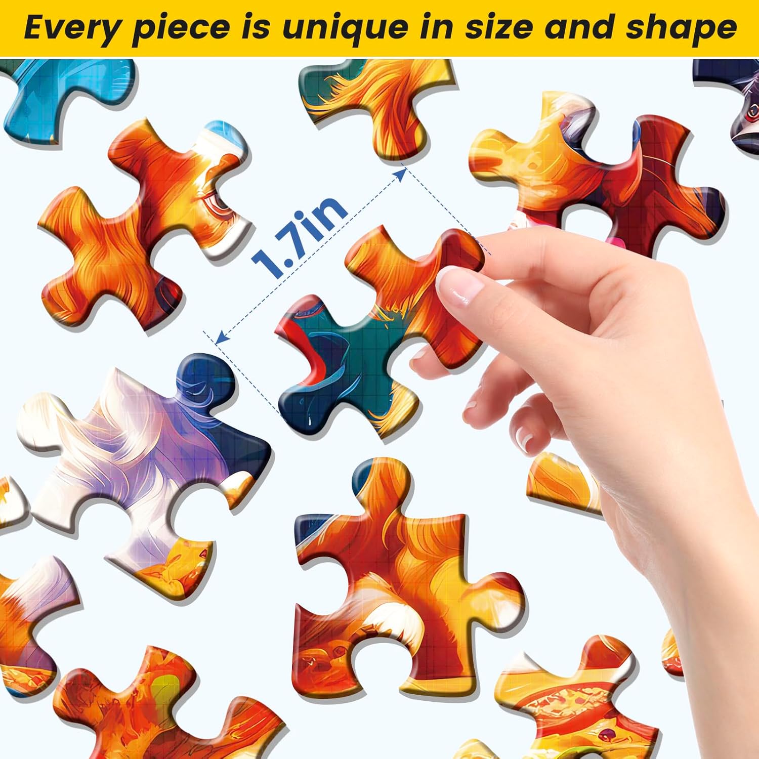 6 Pack 36 Large Piece Puzzle for Seniors Puzzles Dementia Alzheimer's Products and Activities for The Elderly Adults Puzzles Alzheimer's Easy Puzzles Gift Memory Games for Patients in Nursing Home - Image 5