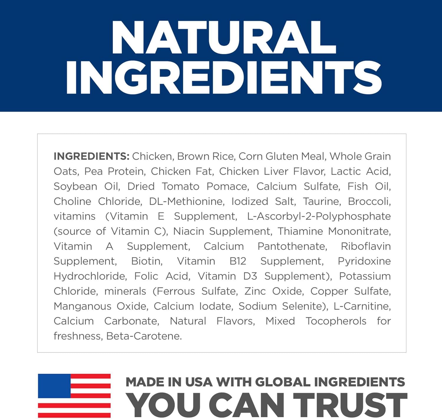 Hill's Science Diet Adult 7+ Senior Vitality Chicken & Rice Recipe Dry Cat Food 3 lbs. - Image 5