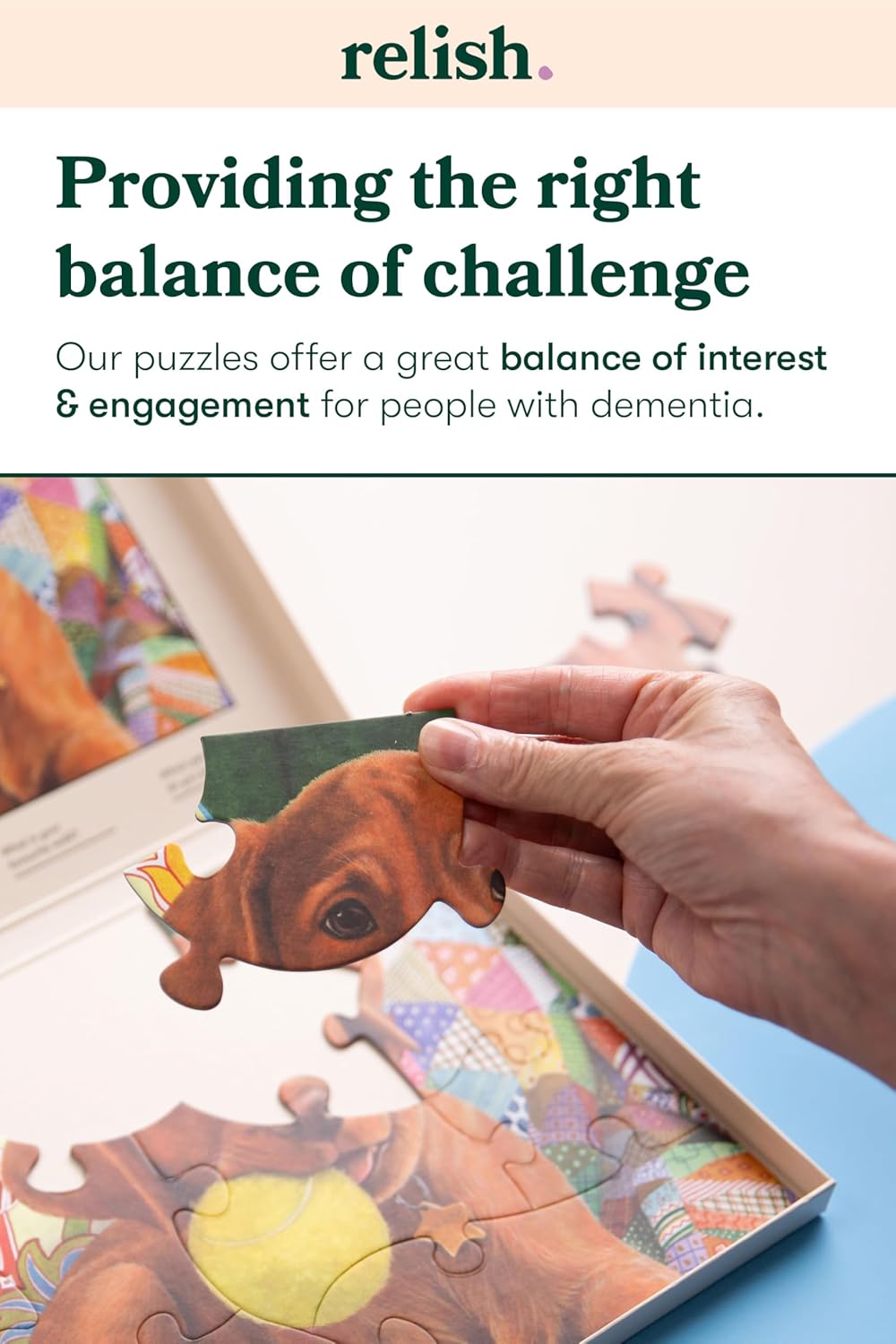 Relish Large Piece Puzzles for Seniors, 13 Piece Summer Birds Jigsaw Puzzle, Dementia Products for Elderly - Image 5