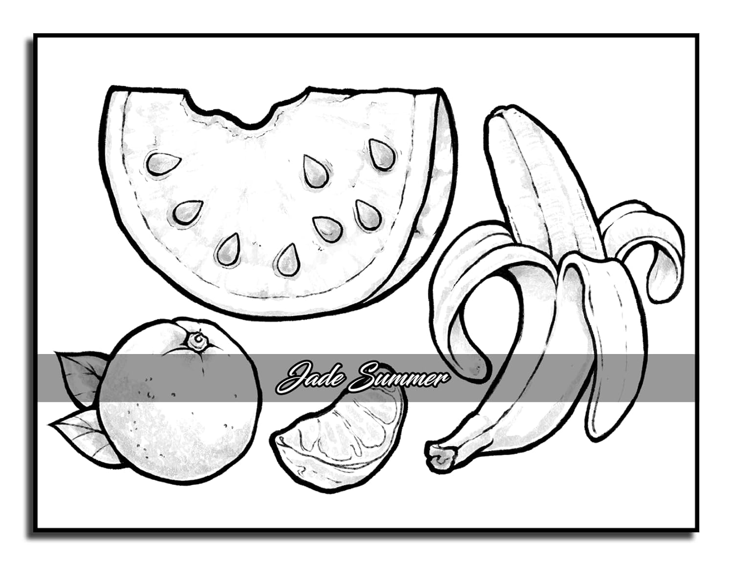 Easy Coloring Book: Large Print Designs for Adults and Seniors with 50 Simple Images of Animals, Flowers, Food, Objects, and More! (Easy Coloring Books) - Image 35