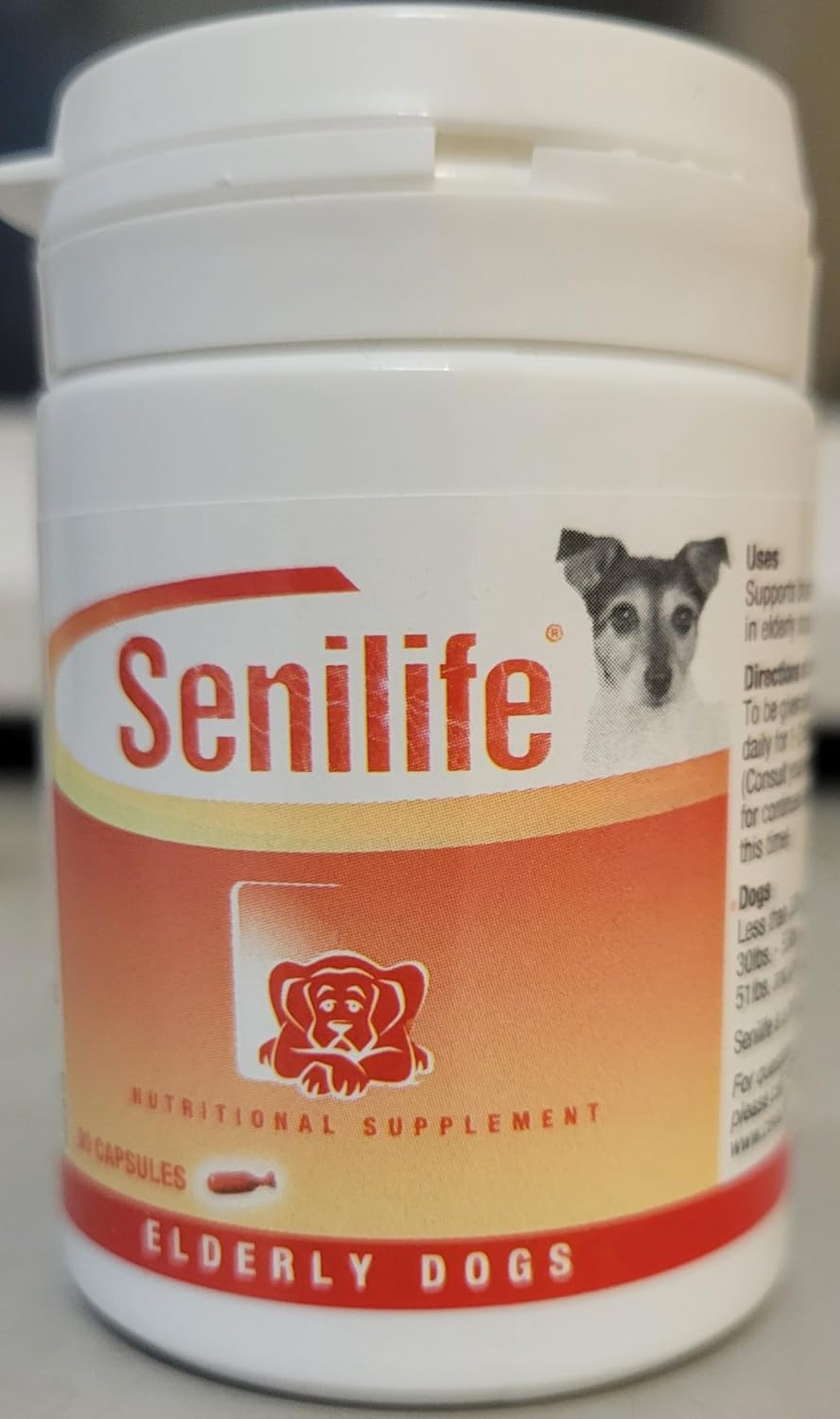 SEGMINISMART CEVA Animal Health D59010B Senilife Nutritional Supplement for Elderly Dogs- 30 capsules/ box - Image 5