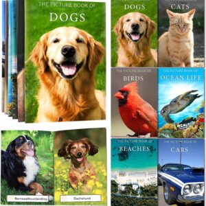 6 Pack Picture Book Set for Seniors with Dementia, Activities for Elderly Seniors, Provide Products for Alzheimer's Patients and Adults, Brain Exercise, Increased Communication