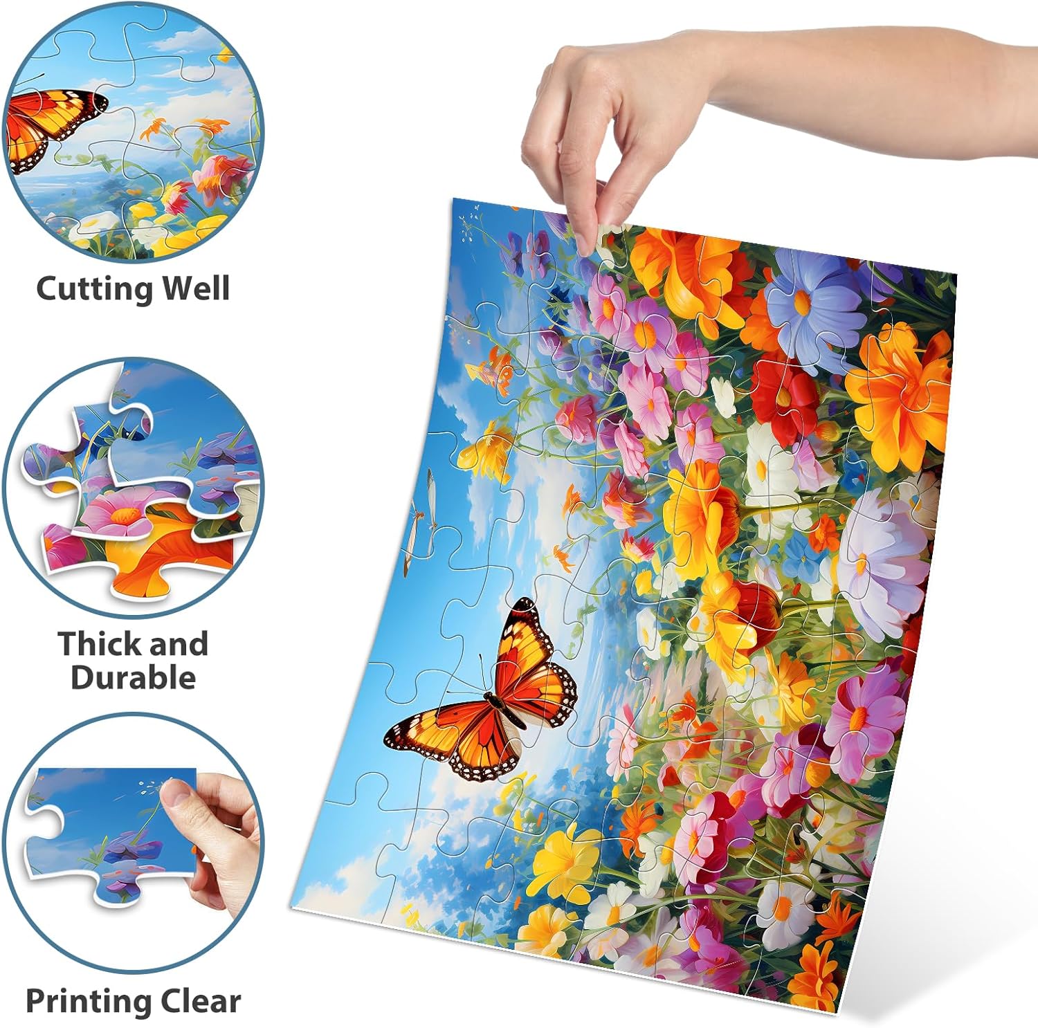 6 Pack 36 Piece Large Jigsaw Puzzle for Seniors Puzzles Dementia Alzheimer's Products and Activities for Elderly Adults Alzheimer's Puzzles Easy Memory Games Gift for Seniors Patients in Nursing Home - Image 6