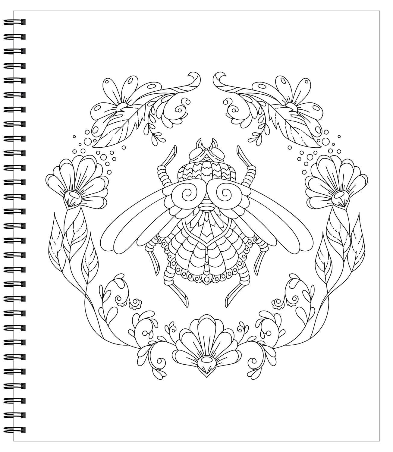 Large Print Easy Color & Frame - Garden (Stress Free Coloring Book) - Image 5