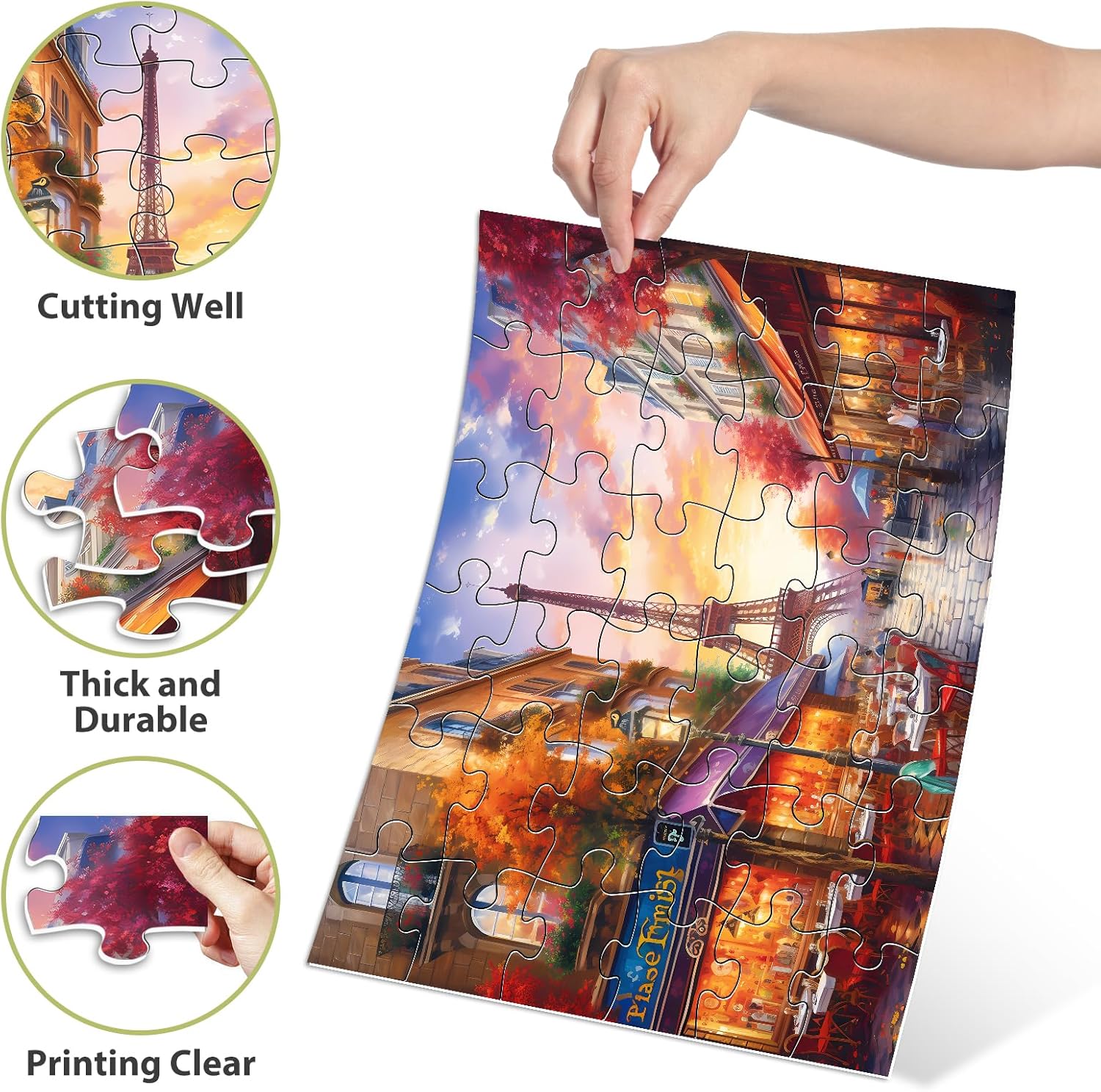 6 Pack 36 Large Piece Puzzles for Seniors Puzzle Dementia Alzheimer's Products Activities for Elderly Adults Easy Jigsaw Puzzle Alzheimer's Gift for Patients in Nursing Home with 6 Storage Bags - Image 6