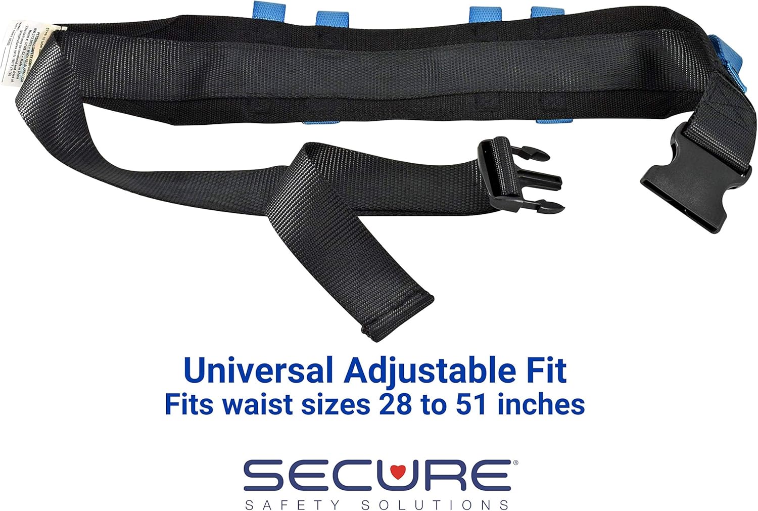 Secure Gait Belt for Seniors (350 lbs) - Transfer Belt with 6 Handles & Quick-Release Buckle, Walking Gait Strap for Lifting Elderly, Patient Lift Aid, Physical Therapy, Medical Nursing Safety Assist - Image 6