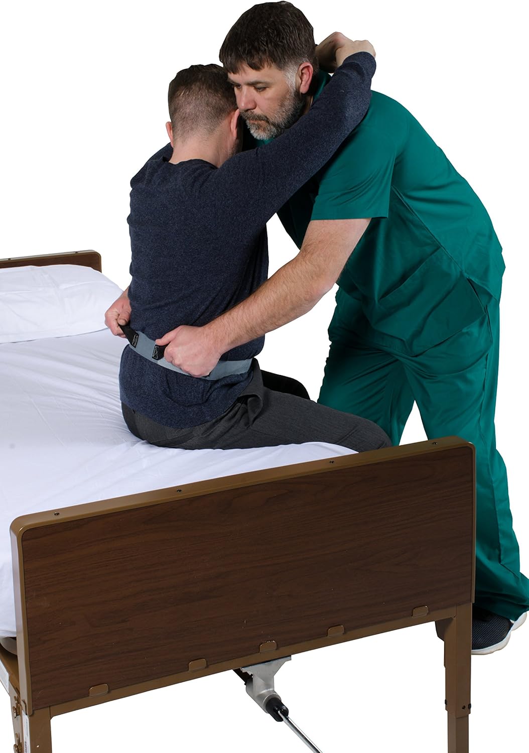 Patient Aid Two Handled Patient Transfer Handling Belt, Walking Gait Belt with Quick Release Buckle, Medical Nursing Safety Transfer Assist Device - Elderly, Disabled, Pediatrics and Physical Therapy - Image 3