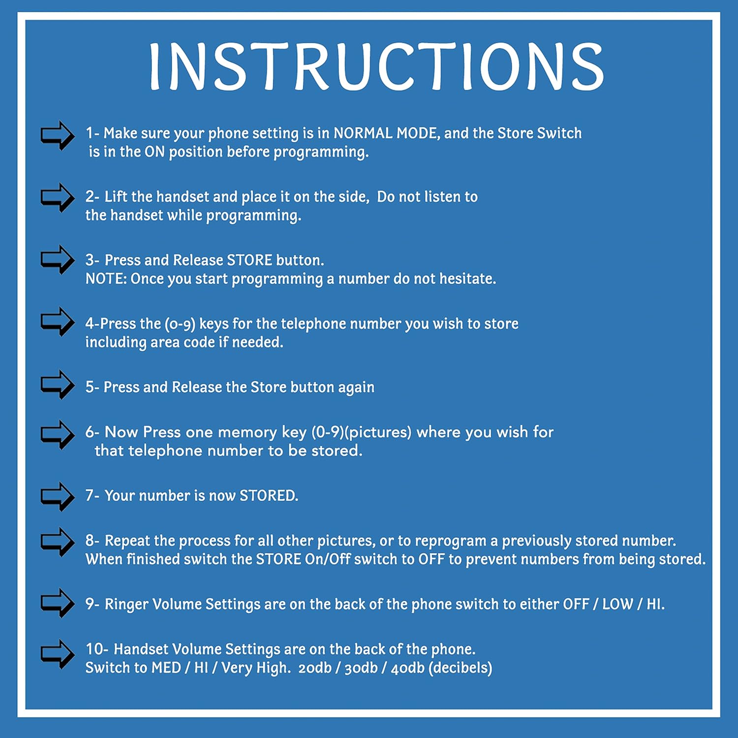 Future Call FC-8888 Big Button Phone for Seniors | Large Button Phones for Seniors | Phone for Visually Impaired and Telephones for Hearing Impaired | 40db Handset | Best Landline Phones for Seniors - Image 9